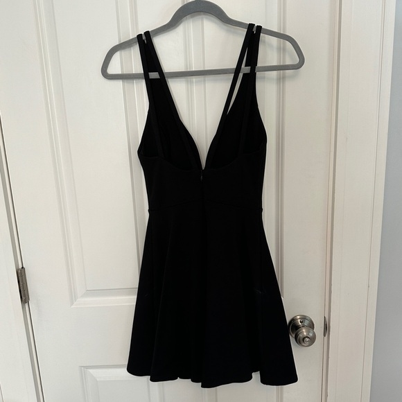 Lulus Dresses & Skirts - Lulus Love Galore Black Strappy Sleeveless Skater Dress